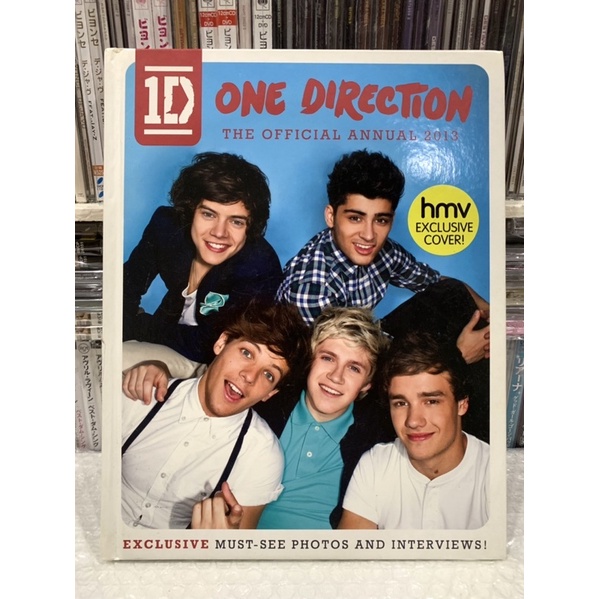 🛒 (พร้อมส่ง) หนังสือนักร้องศิลปิน/ตกแต่งบ้าน: One Direction: The Official Annual 2013 ปกแข็ง x หนังส