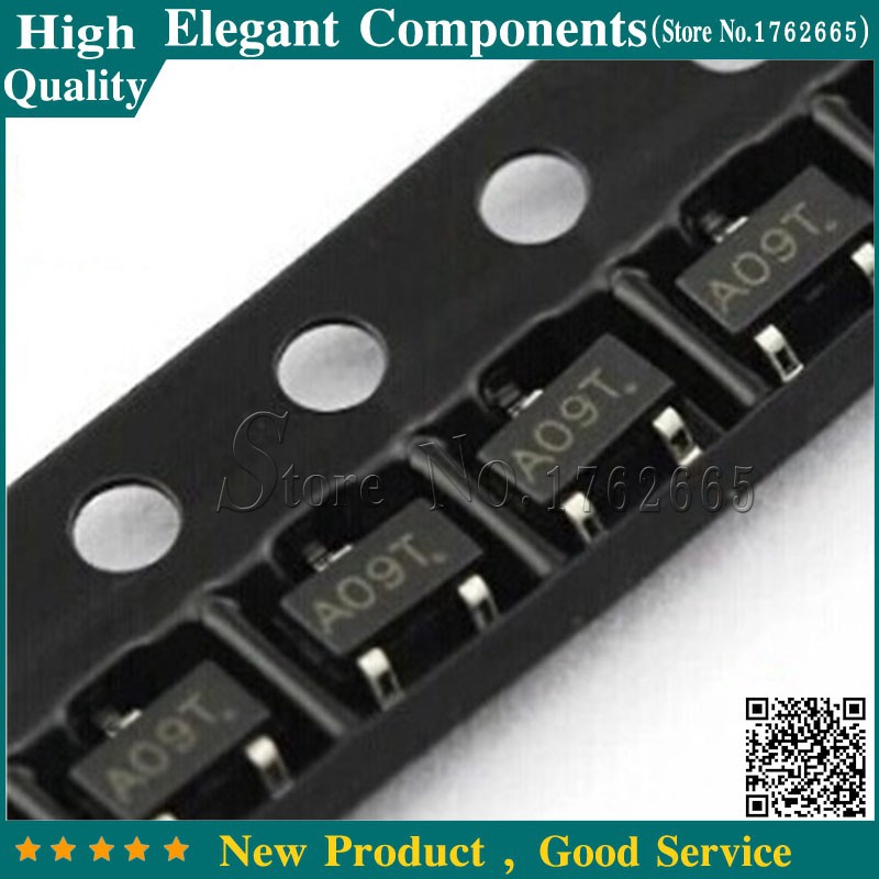 100PCS AO3400 SOT23 AO3400A SOT-23 A09T N-Channel MOSFET Free Shipping