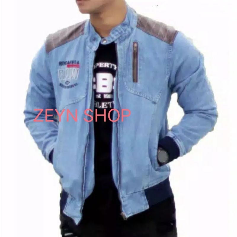 ราคาลง! The BERRY JEANS Jacket - เสื้อแจ็คเก็ตยีนส์ผู้ชาย - DENIM Jacket - RAW VERSION