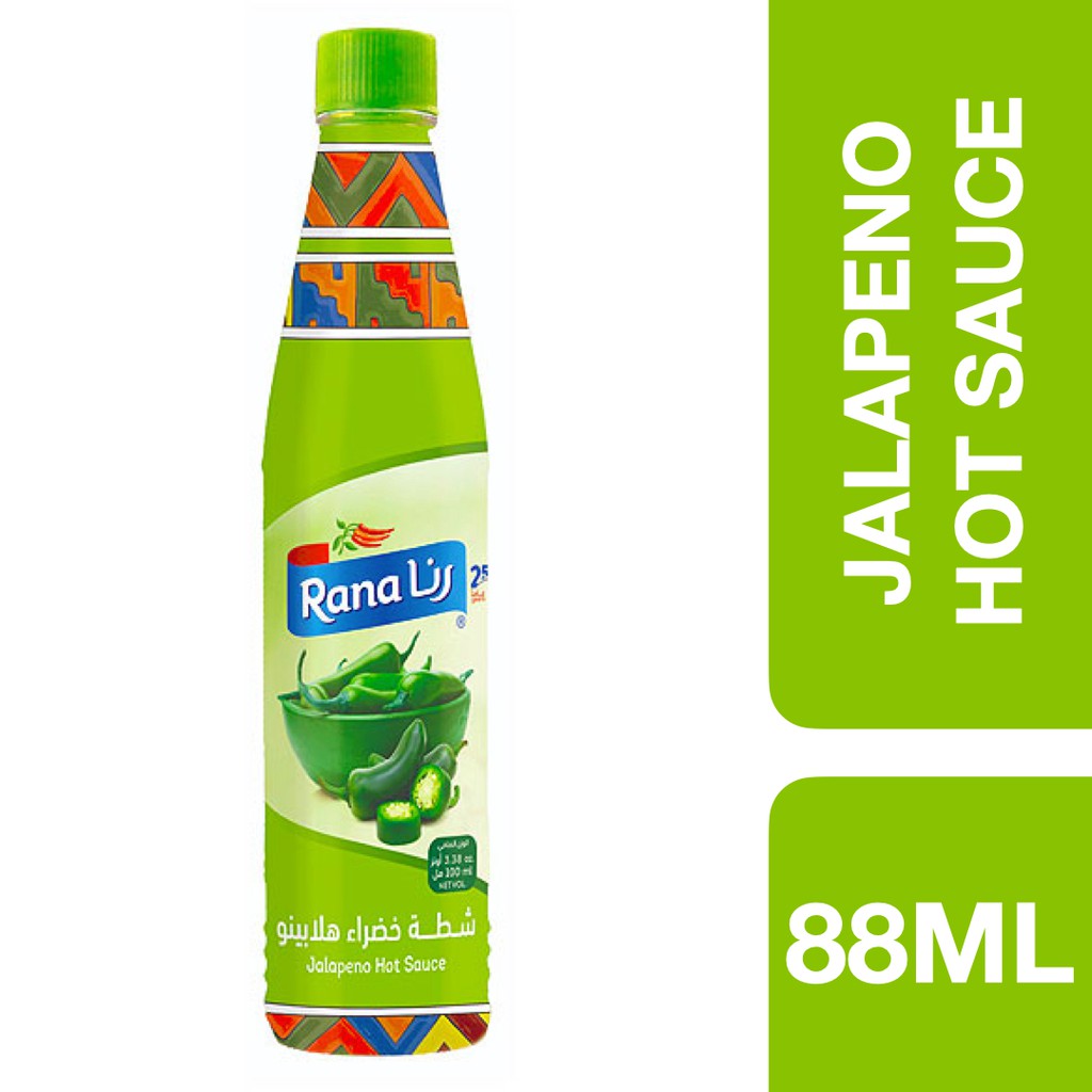 Rana Jalapeno Hot Sauce 88ml ++ ราน่า จาลาเปโน่ซอส 88 มล.
