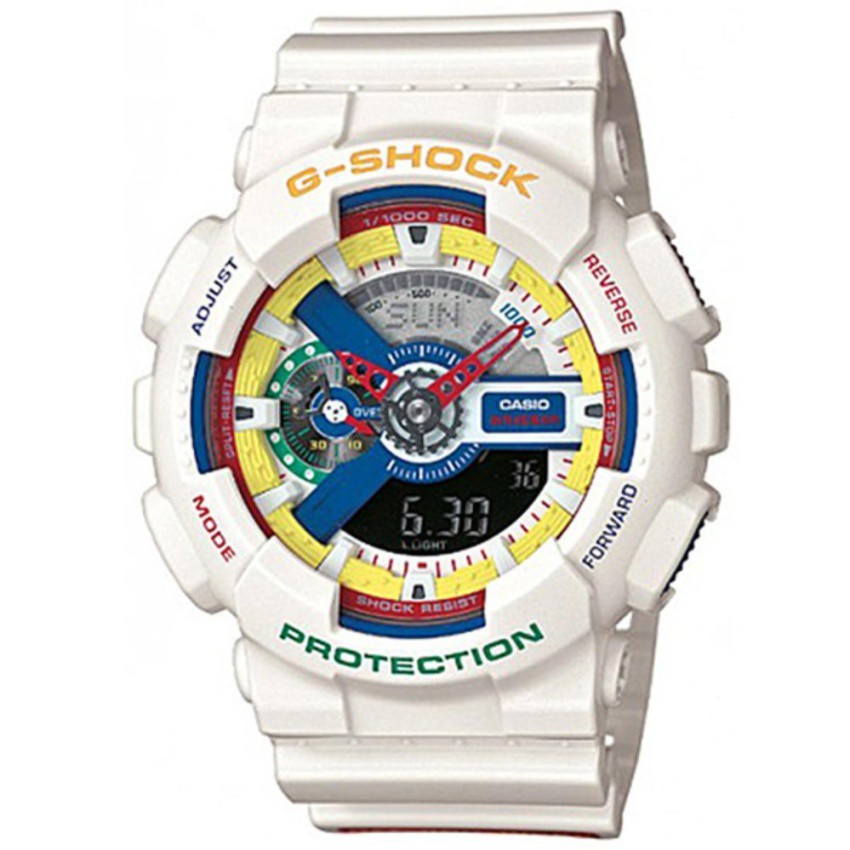 Casio G-shock นาฬิกาข้อมือผู้ชาย สายเรซิ่น รุ่น GA-111DR-7A x DEE &amp; RICKY LIMITED EDITION - สีขาว