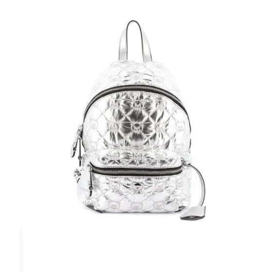 กระเป๋าเป้ MOSCHINO Teddy Bear backpack สี Metallic Silver ราคา 5,500 บาท