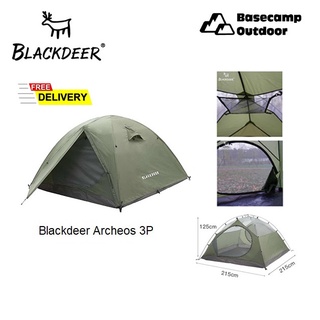 Blackdeer Archeos 3P (green tent) เต็นท์ น้ำหนักเบา