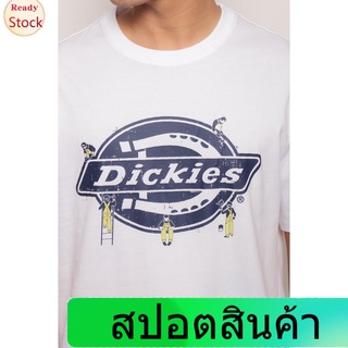 เสื้อยืดยอดนิยม Dickies เสื้อยืด DK008745 JERSEY BRAND LOGO PRINT SS TEE Mens Womens T-shirts