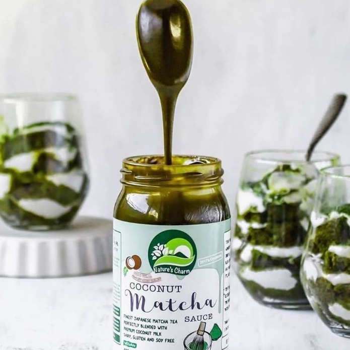 Coconut Matcha Sauce 200g Nature's Charm (เจ/vegan)