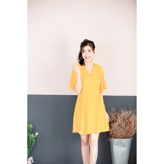 LIVE2306627 Amara Dress สีเหลือง