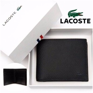 กระเป๋าตังค์พร้อมส่งรุ่นขายดี(!!!)Lacoste Mens Chantaco Leather Wallet  Restock(!!!)พร้อมส่งรุ่นขายดี(!!!)Lacoste Mens