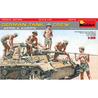 MiniArt 1/35 MI35278 GERMAN TANK CREW AFRIKA KORPS