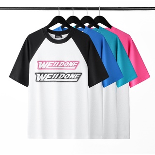 เสื้อยืดแขนสั้น พิมพ์ลาย WE--11 เข้ากับทุกการแต่งกาย สไตล์สตรีท แฟชั่นสําหรับผู้ชาย และผู้หญิง