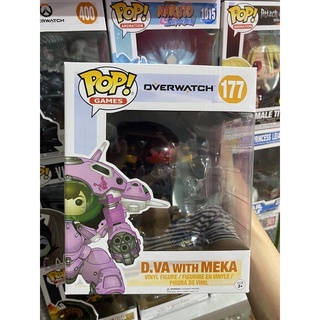 Funko Pop Overwatch D.Va With MEKA Carbon Fiber 177 Exclusive ขนาด 6 นิ้ว