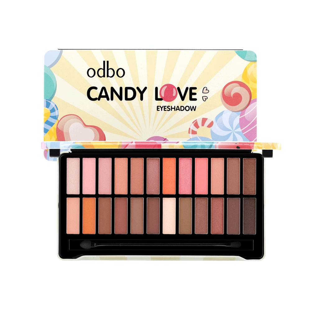 เครื่องสำอางแบรนด์เนม ODBO Candy Love Eyeshadow OD237
