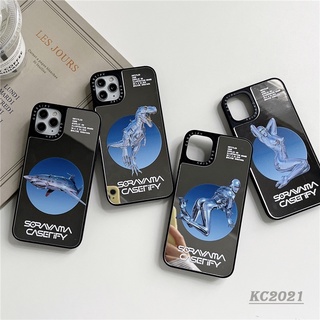 Casetify เคสโทรศัพท์มือถือแบบกระจก กันกระแทก สําหรับ Samsung S22 Ultra S21 Plus S20 FE Note20 Ultra Hajime Sorayama