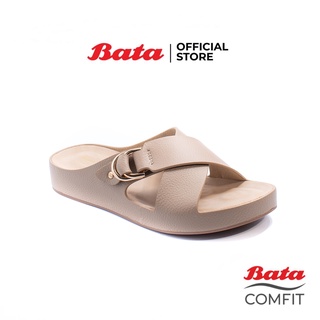 Bata Comfit บาจา คอมฟิต รองเท้าแตะผู้หญิง รองเท้าเพื่อสุขภาพ รองเท้าแตะแฟชั่น เสริมสุขภาพ สูง 1 นิ้ว สำหรับผู้หญิง รุ่น Curissay สีชมพู 6615888