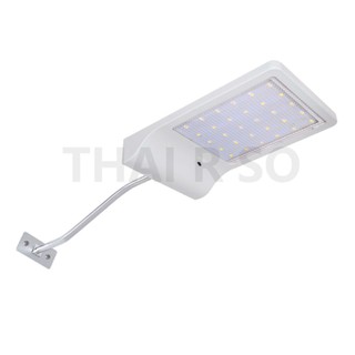 THAIRSO โคมไฟถนนโซล่าเซลล์ LED 36ดวง รับประกัน1ปี ไฟโซล่าเซลล์ ไฟติดผนัง Motion Sensor และ Remote solar light JD3148