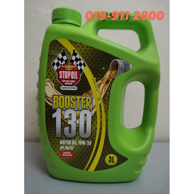 STOP OIL Booster 130 น้ํามันเครื่อง 10W-30 (3L)