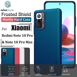 Nillkin เคสโทรศัพท์มือถือ PC แข็ง กันกระแทก หรูหรา สําหรับ Xiaomi Redmi Note 10 Pro Max