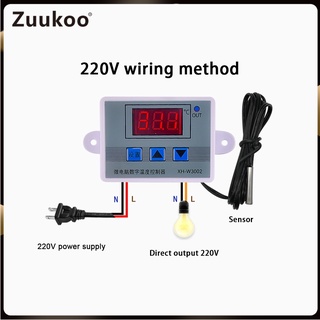 Xh-w3002 สวิตช์ควบคุมอุณหภูมิ เทอร์โมสตัท จอแสดงผลดิจิทัล 0.1℃ ตัวควบคุมอุณหภูมิความแม่นยํา 12V 24V 110V 220V