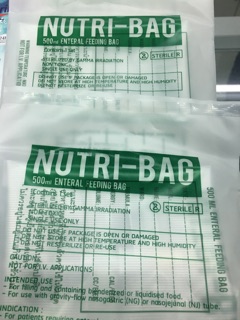 NUTRI-BAG 500cc ถุงให้อาหารเหลวทางสายสำหรับผู้ป่วย #3