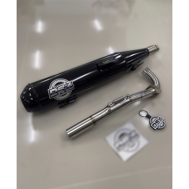 ท่อผ่าDream Supercub ลูก53-57-59 มีผ่าหมก/ผ่าดังไส้ตะแกรง/ผ่าดังไส้แป๊บ ท่อผ่าแดงสายสี่ (DS4)
