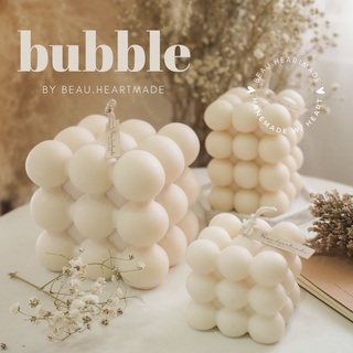 เทียนหอมทรง Bubble (เม็ดใหญ่) หลากหลายขนาด เทียนหอมตกแต่งบ้าน ไร้ควัน ไม่ผสมพาราฟิน เทียนหอมไขถั่วเหลือง เทียนหอมของขวัญ