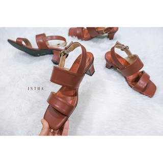 (ลดเพิ่ม 65.- ใส่โค๊ด 22IN9T) ส่งฟรี ! รองเท้า Special fluffy รุ่น INT002 #Brown