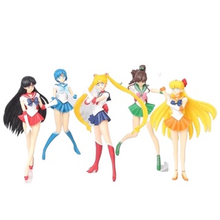 เซ็ต 5 โมเดล เซเลอร์มูน sailormoon