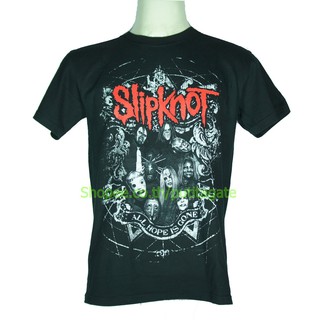 เสื้อวง Slipknot เสื้อไซส์ยุโรป สลิปน็อต PTA1506 เสื้อวงดนตรีร็อค เดธเมทัล