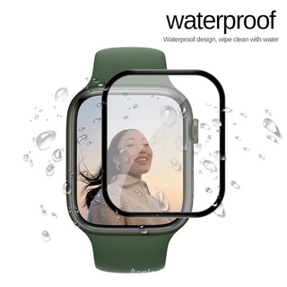 For iWatch Ultra 49มม. ฟิล์มกันรอยหน้าจอ PMMA + PET 3D นิ่ม สำหรับ Apple Watch Series 10 9 8 7 6 SE 5 4 3 41 มม. 45 มม.