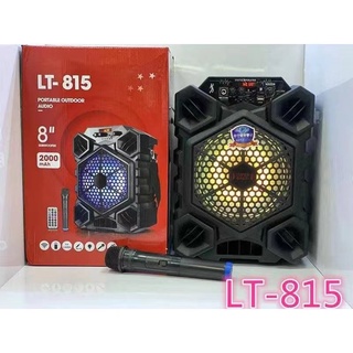 ลำโพงบลูทูธ LT-815 ลำโพง Karaoke ปรับเอคโค่ได้ เสียงดี