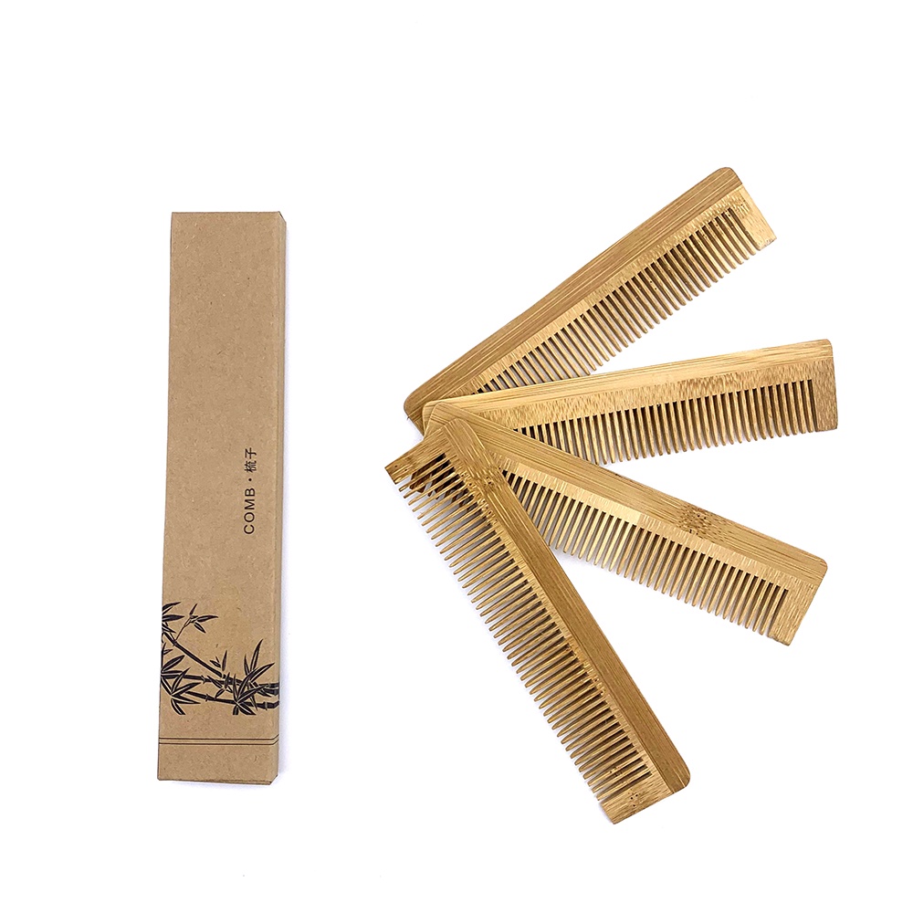 1pcs Naturel Eco Friendly หวีไม้ไม้ไผ่แปรงผม Hair Care Beauty SPA เครื่องนวดหวีผม