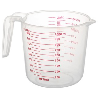 ถ้วยตวง ถ้วยพลาสติก 1000ml / 4 Cup Tasse 32oz MEASURING CUP 1000MLแก้วตวง แก้วพลาสติก ถ้วยตวงของเหลว