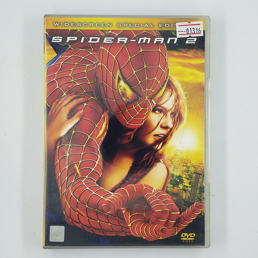 [01316] Spider-Man 2 ไอ้แมงมุม 2 (DVD)(USED) ซีดี ดีวีดี สื่อบันเทิงหนังและเพลง มือสอง !!