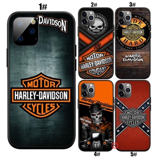 Ar53 เคสโทรศัพท์มือถือแบบนิ่ม ลาย HARLEY DAVIDSON สําหรับ iPhone 13 12 Pro Max Mini XS Max X