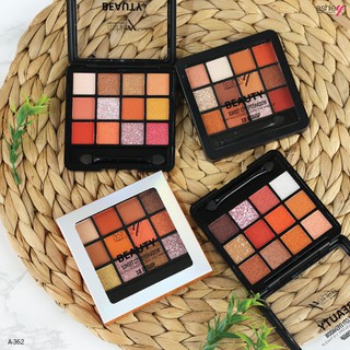 พาเลทอายแชโดว์ 12 เฉดสี A-362 Ashley Beauty Sunset City Eyeshadow