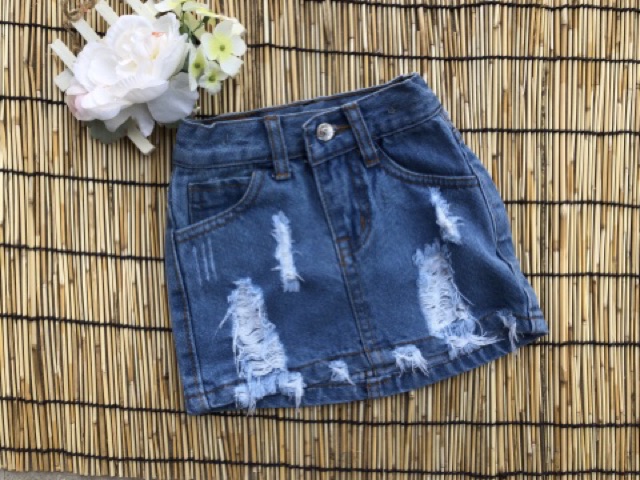 กระโปรงยีนส์เด็ก แบรนด์ Nangta Jeans พร้อมส่ง