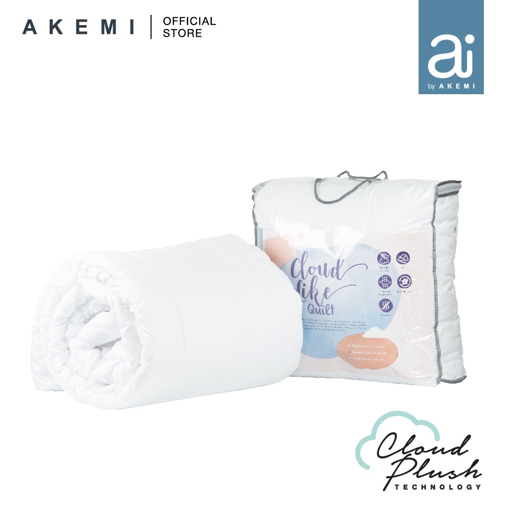 Ai by Akemi Cloud Like ผ้าห่มนวม - Single/Queen/King [ซื้อ 1 ฟรี 1]