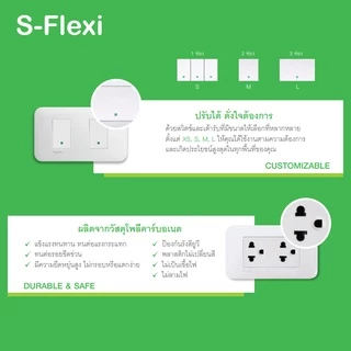 Schneider ชุดเต้ารับฝังพื้นอลูมิเนียม พร้อมกล่องฝัง + เต้ารับคู่ 3 ขา ขนาด 3 ช่อง รุ่น S-Flexi