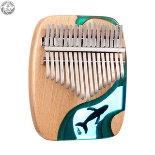 [In Stock] เครื่องดนตรีเปียโน Kalimba แบบพกพา 17 คีย์