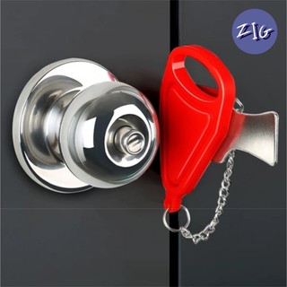 ZIGSHOP - PORTALBLE Door Lock ที่ล๊อกประตูแบบพกพา