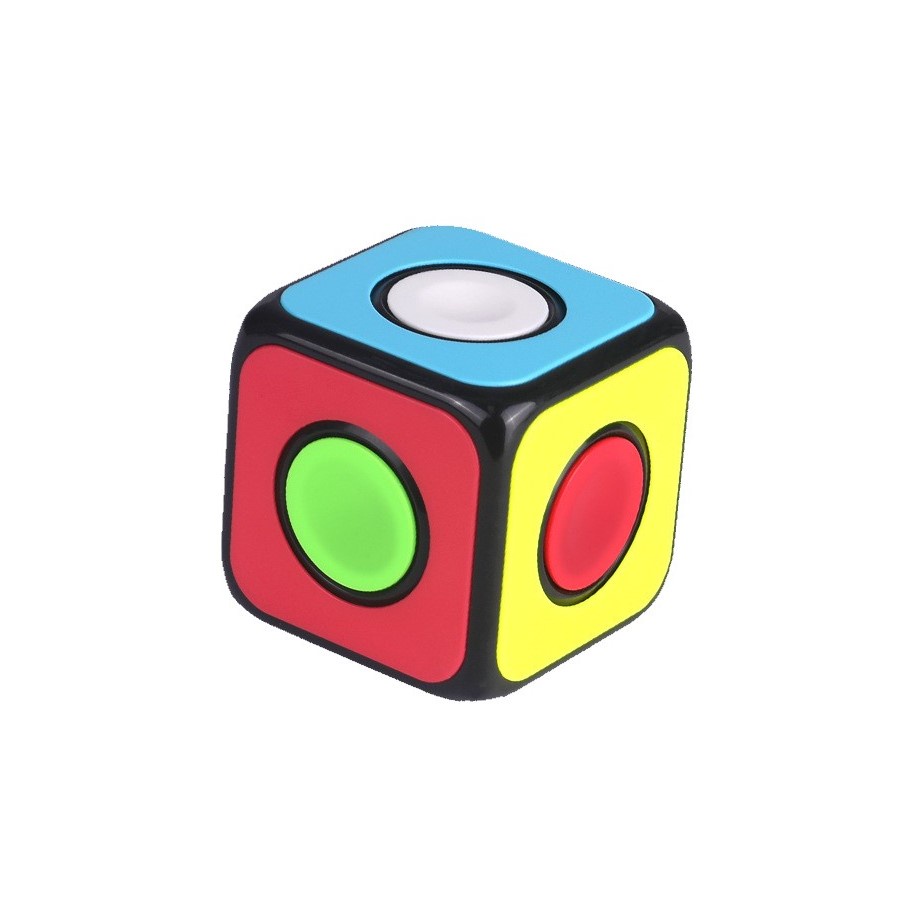 รูบิค แปลก ๆ รูบิค ของแท้ อย่างดี rubik 1x1 QiYi O2 Cube Spinner Stickerless magic cube qiyi cube ru