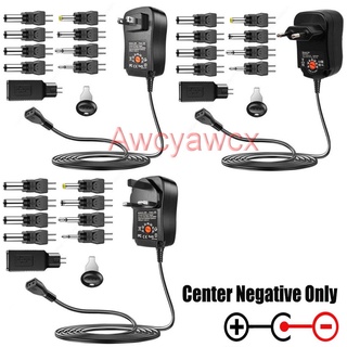 อะแดปเตอร์แปลงพาวเวอร์ซัพพลาย 30W AC DC 3V 4.5V 5V 6V 7.5V 9V 12V 1A 2A 2.5A ปรับได้