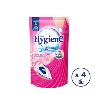 HYGIENE ไฮยีน น้ำยาอัดกลีบ 550 มล. ซอง สีชมพู (ทั้งหมด 4 ชิ้น)