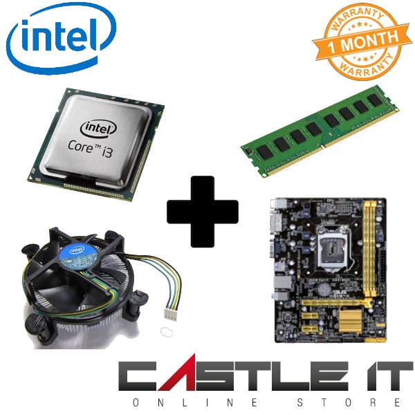 เมนบอร์ดหน่วยประมวลผล Intel Core i3 i5 i7 6th 4th 3rd H110M H81M H61M Combo Deal 6700 6500 6100 4770 3220