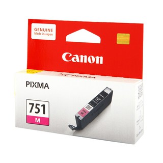 ตลับหมึกอิงค์เจ็ท สีม่วงอมแดง Canon CLI-751M Magenta/Canon Magenta Ink Cartridge CLI-751M Magenta