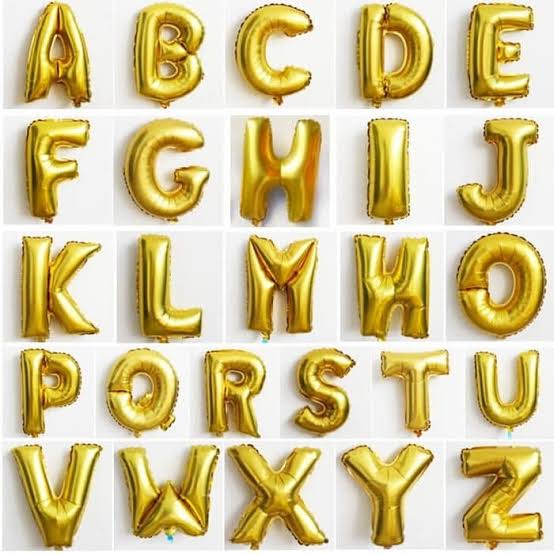 WHOLESALE FOIL BALLOONS สําหรับ LETTERS และตัวเลขสําหรับวันเกิดของ CHILDRENS (6 BALLOONS)