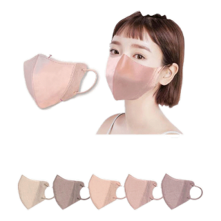 9.15 ใส่โค้ดPCA2 ลดเหลือ 14บาท แมสหน้าเรียว Lotte 3D beauty mask ของแท้ แมสญี่ปุ่น face rose pink anti-off