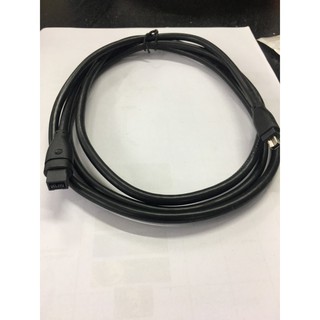 Black IEEE 1394 Firewire 400สัญญานดีได้มาตรฐาน