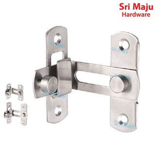 Maju SWBT-90 สลักกลอนประตู แบบสเตนเลสสตีล สําหรับประตูสไลด์ รั้ว กั้นกั้น พับประตู