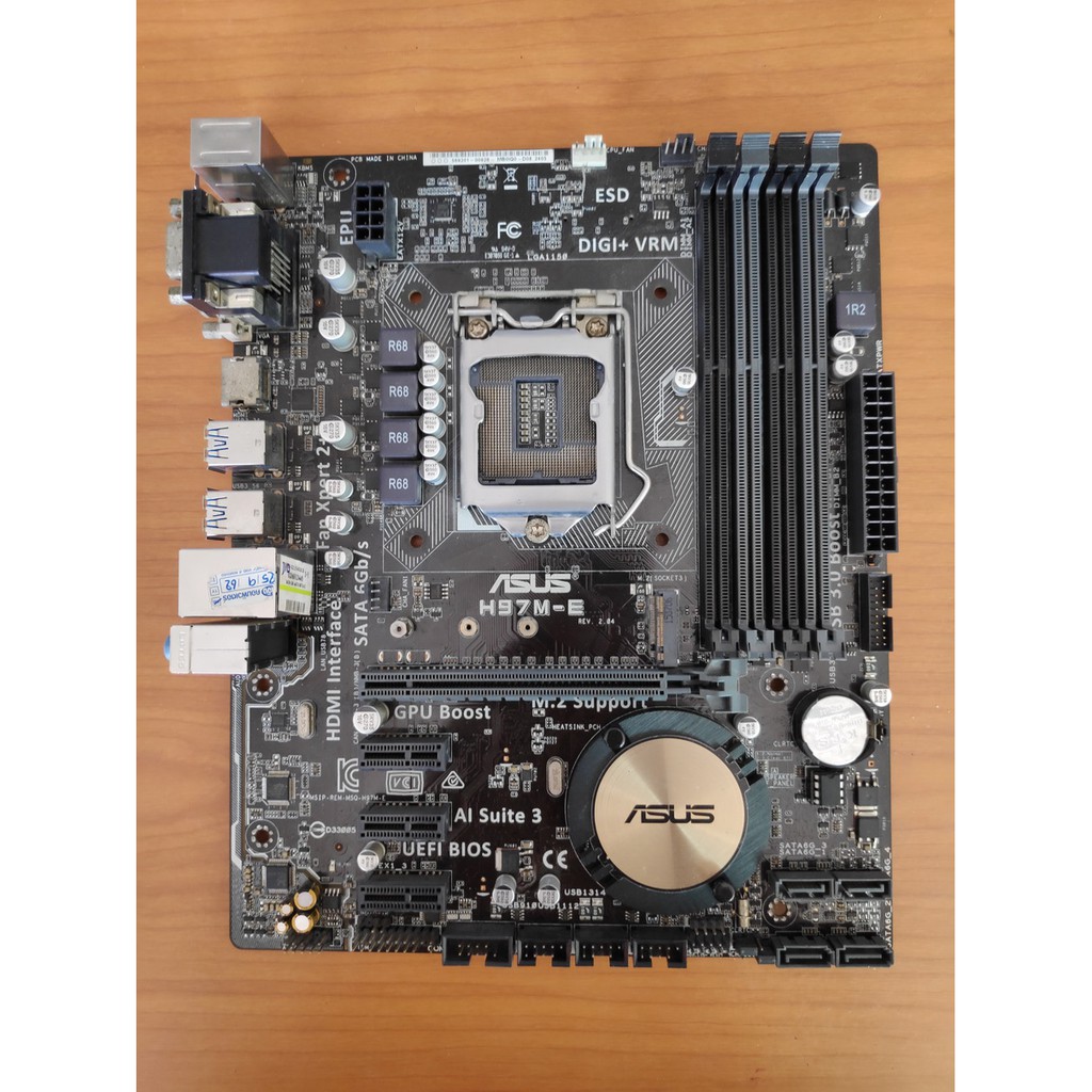 MAINBOARD (เมนบอร์ด) 1150 ASUS H97M-E มือสอง