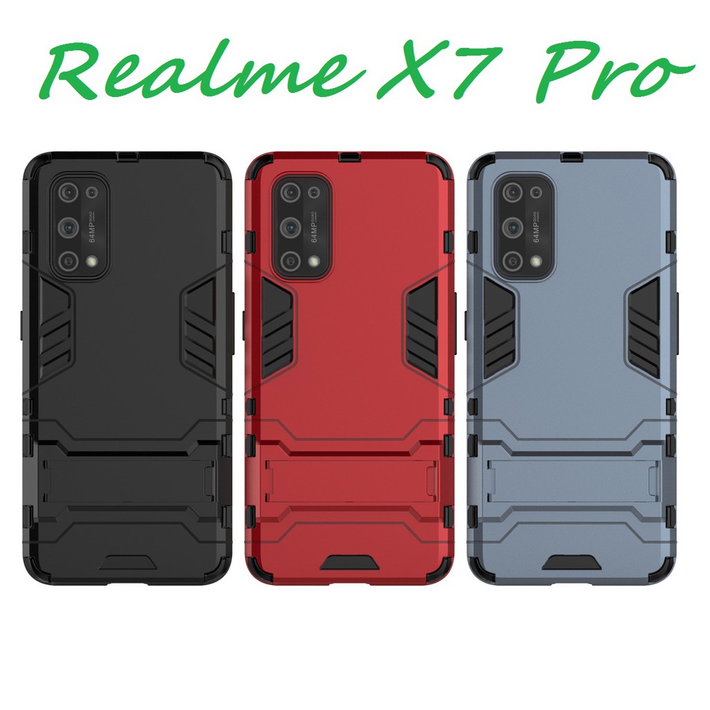 เคส Realme X7 Pro - เคสกันกระแทก Iron Man Ultra ทนทาน